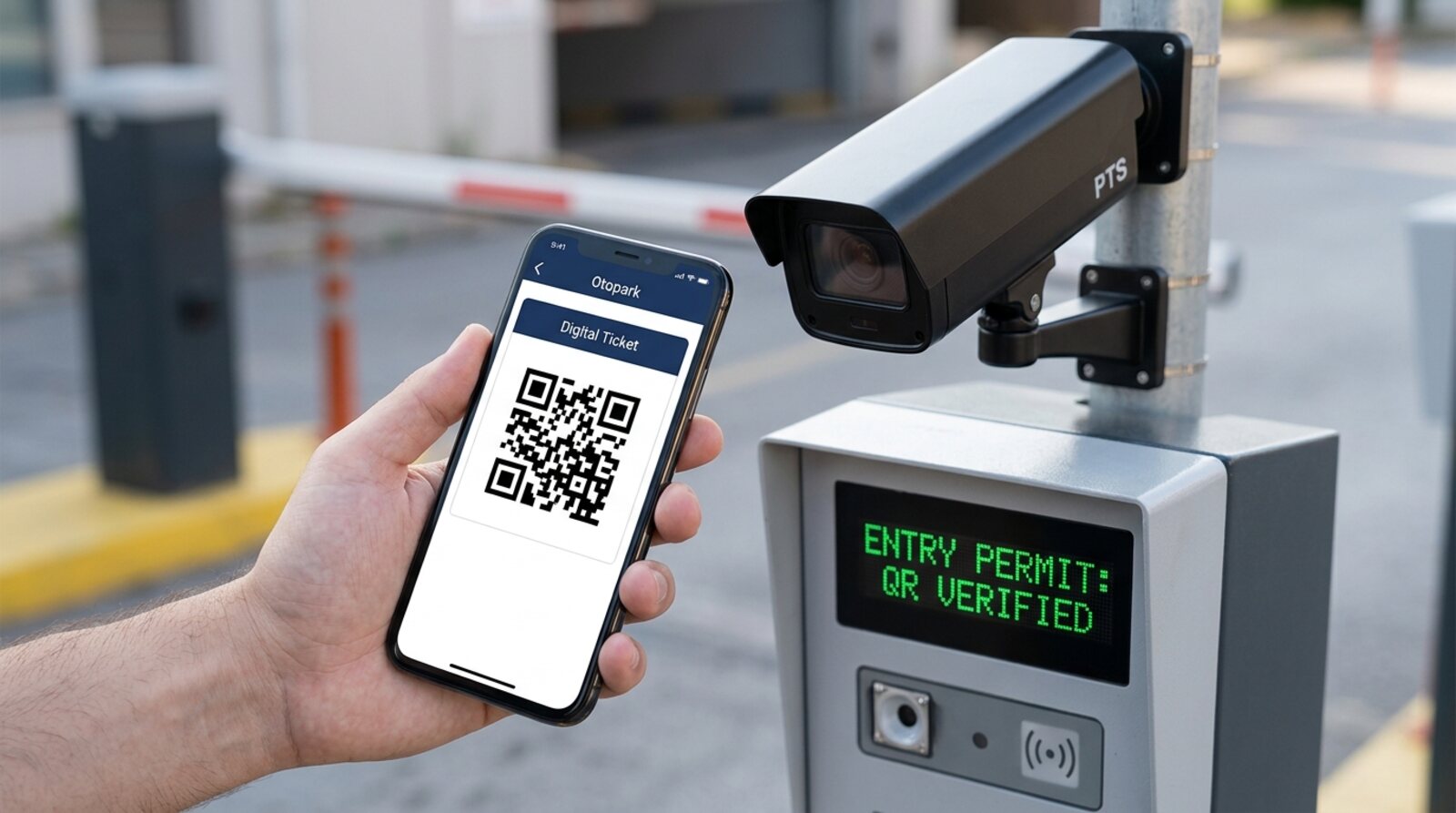 QR kodlu dijital bilet ile giriş doğrulama